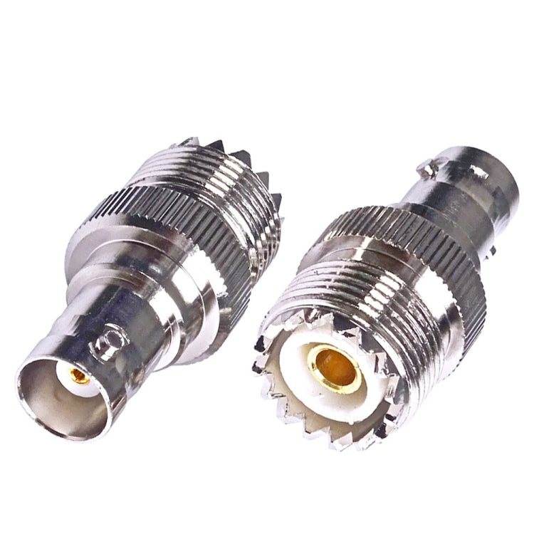 BNC Female Jack To UHF PL-259 Female Straight Type RF Coax Adapter Connector, BNC Female To UHF Female BNC Female Jack To UHF PL-259 Female Straight Type RF Coax Adapter Connector, BNC Female To UHF Female